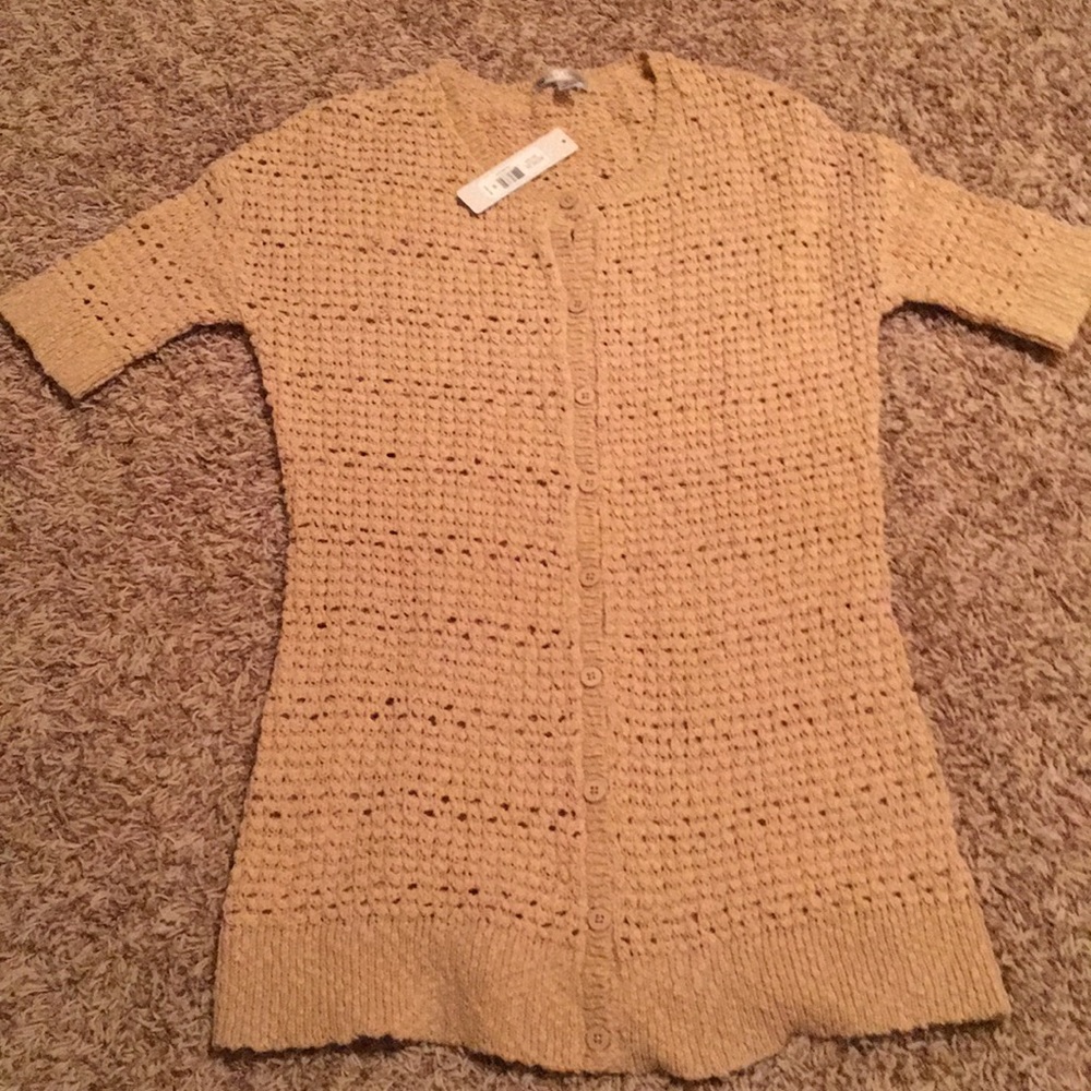 Downeast shirt sleeves cardigan
